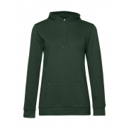 Damska bluza z kapturem #Hoodie French Terry - forest green