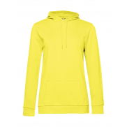 Damska bluza z kapturem #Hoodie French Terry - solar yellow