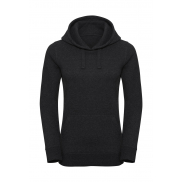 Damska bluza z kapturem Authentic Melange - charcoal melange