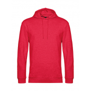 Bluza z kapturem #Hoodie French Terry - heather red