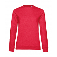 Damska bluza French Terry #Set In - heather red