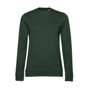 Damska bluza French Terry #Set In - forest green