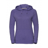 Damska bluza z kapturem HD - purple marl