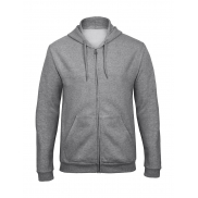 Bluza z kapturem na zamek Unisex ID.205 50/50 - heather grey
