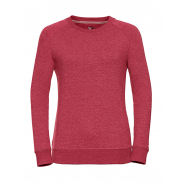 Damska bluza raglanowa HD - red marl