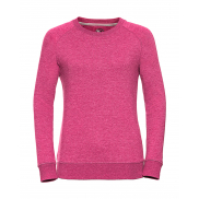 Damska bluza raglanowa HD - pink marl