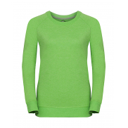 Damska bluza raglanowa HD - green marl