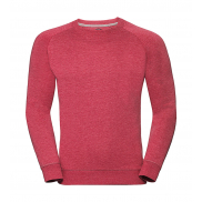 Męska bluza raglanowa HD - red marl