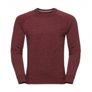 Męska bluza raglanowa HD - maroon marl