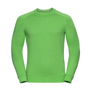 Męska bluza raglanowa HD - green marl