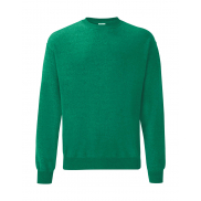 Bluza ze ściągaczem Classic - heather green