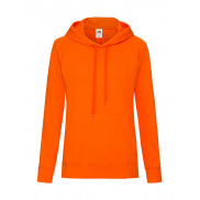 Damska lekka bluza z kapturem Ladies - orange