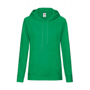 Damska lekka bluza z kapturem Ladies - kelly green