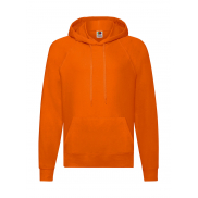 Lekka bluza z kapturem - orange
