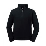 Bluza Authentic z krótkim zamkiem - black