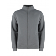 Bluza na zamek Regular Fit - dark grey marl