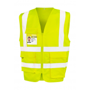 Kamizelka Heavy Duty Polycotton - fluorescent yellow