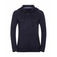 Damska bluza z kapturem na zamek - french navy