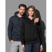 Bluza z kapturem Unisex Recycled - black opal