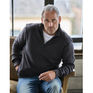 Bluza z krótkim zamkiem - black