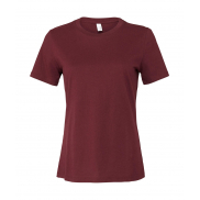 Damska koszulka Jersey Relaxed - maroon