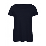 Damski T-Shirt Triblend - navy