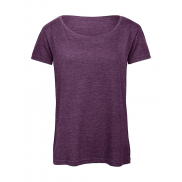 Damski T-Shirt Triblend - heather purple