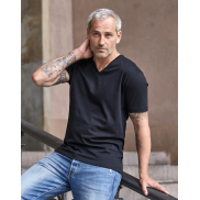 Męska koszulka Fashion V-Neck - white