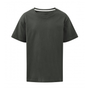 Dziecięcy T-shirt Signature Tagless - charcoal