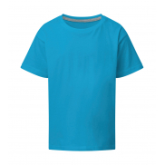 Dziecięcy T-shirt Signature Tagless - turquoise