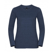 Damski podkoszulek HD z długim rękawem - bright navy marl