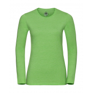 Damski podkoszulek HD z długim rękawem - green marl