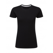 Damski T-shirt Signature Tagless Tee - dark black