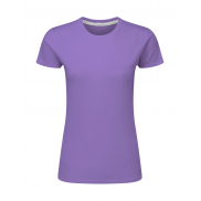 Damski T-shirt Signature Tagless Tee - aster purple
