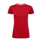 Damski T-shirt Signature Tagless Tee - red