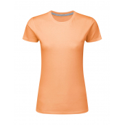 Damski T-shirt Signature Tagless Tee - cantaloupe