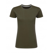 Damski T-shirt Signature Tagless Tee - military green