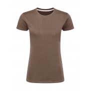 Damski T-shirt Signature Tagless Tee - deep taupe