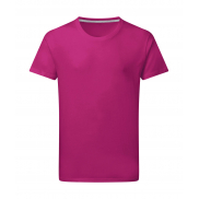 Męski T-Shirt Signature Tagless Tee - dark pink
