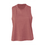 Damski top Racerback Cropped - heather mauve