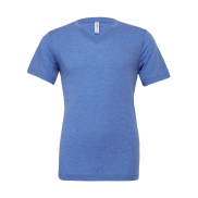 Podkoszulek unisex v-neck Triblend - blue triblend