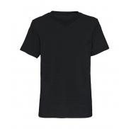 Chłopięcy podkoszulek V-neck HD - black
