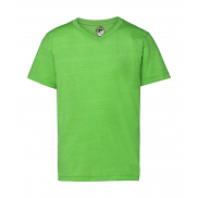 Chłopięcy podkoszulek V-neck HD - green marl