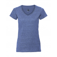 Damski podkoszulek V-neck HD - blue marl