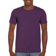 T-Shirt Softstyle - heather aubergine