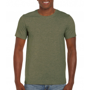 T-Shirt Softstyle - heather military green