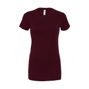 Women's Slim Fit Tee - maroon
