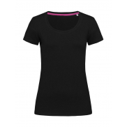 Damska koszulka Stretch-T - black opal