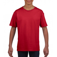 Dziecięcy T-shirt Softstyle - red