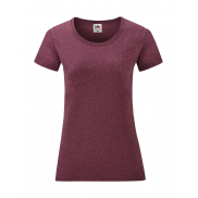 Podkoszulek Ladies Valueweight T - heather burgundy